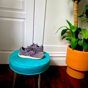 Purple new balance sneakers